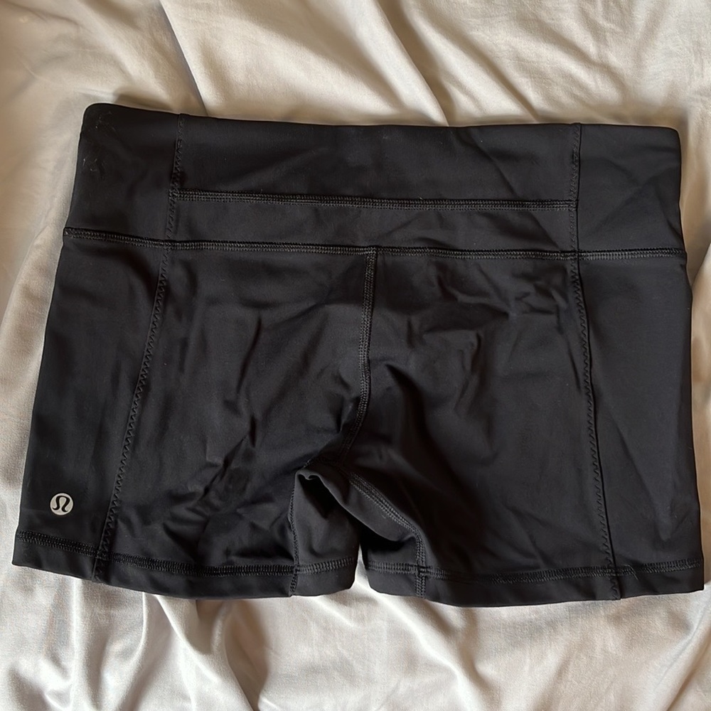 Women’s Black Lululemon Shorts Size 10